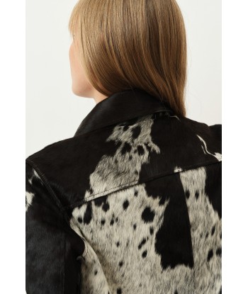 Shay Jacket — Brown / White Cow acheter