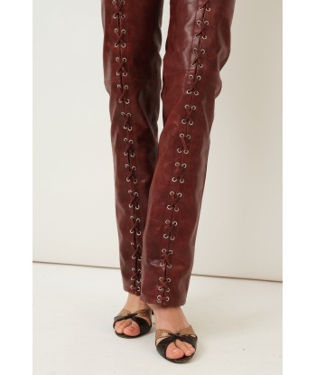 Christina Pants — Burgundy acheter