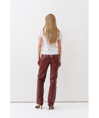 Christina Pants — Burgundy acheter