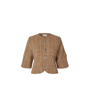 Christie Top — Cafe Latte Plaid plus qu'un jeu 