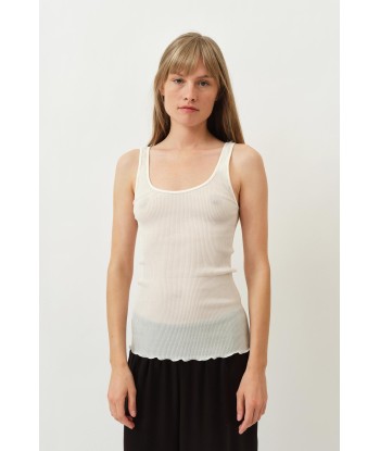 Elsa Oscalito Sleeveless Top — Ivory Venez découvrir notre 