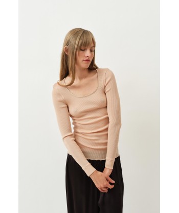 Gisa Oscalito Longsleeve Top — Caramel français