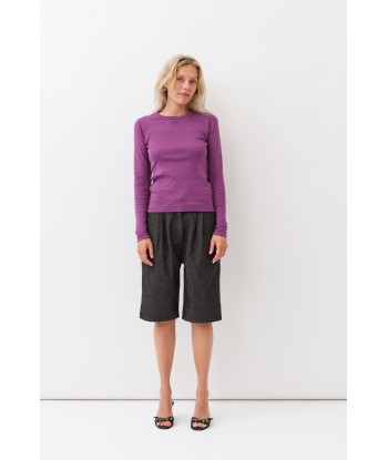 Eloise Longsleeve T-Shirt — Plum Les êtres humains sont 