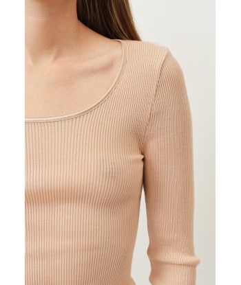 Gisa Oscalito Longsleeve Top — Caramel français