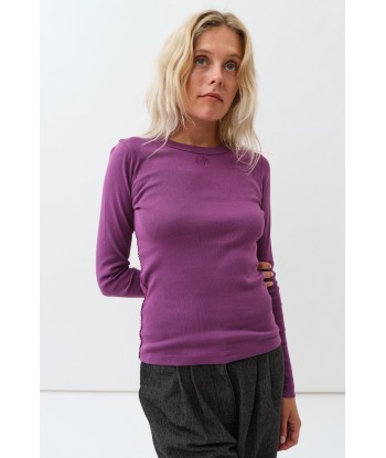 Eloise Longsleeve T-Shirt — Plum Les êtres humains sont 