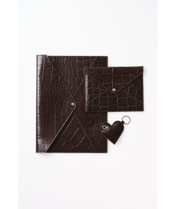 Envelope Bag — Brown Croco est présent 