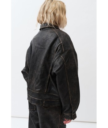 Claria Jacket — Destroyed Black Véritable concentré