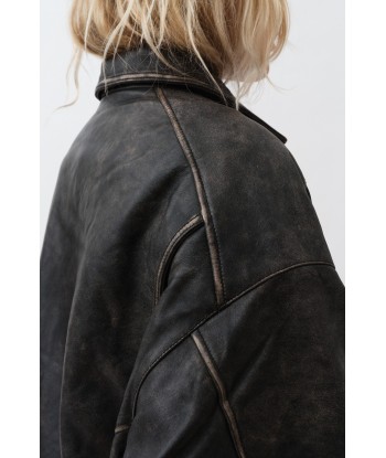 Claria Jacket — Destroyed Black Véritable concentré