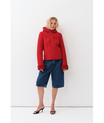 Milena Jacket — Racing Red vente chaude votre 