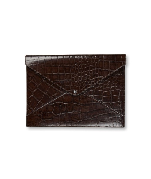 Big Envelope Bag — Brown Croco Comparez plus de prix