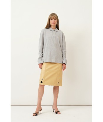 Serena Polo Shirt — Grey Melange online