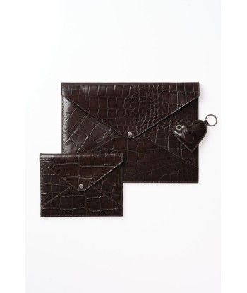 Big Envelope Bag — Brown Croco Comparez plus de prix