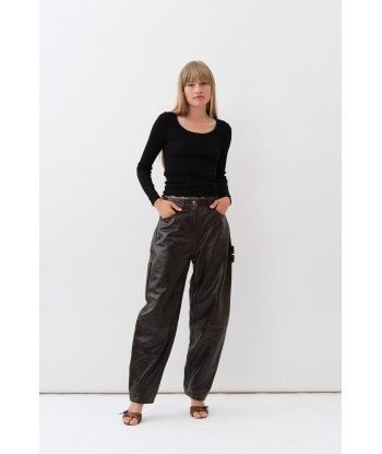 Scarlett Pants — Distressed Brown Toutes les collections ici