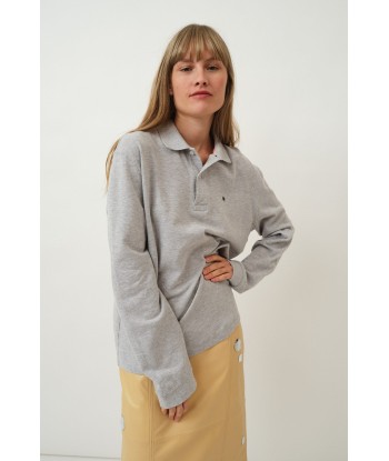 Serena Polo Shirt — Grey Melange online