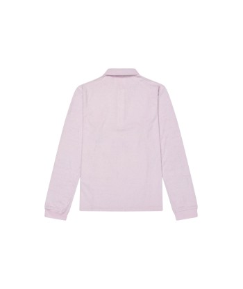 Terrycloth Polo Shirt — Strawberry Milk 2023