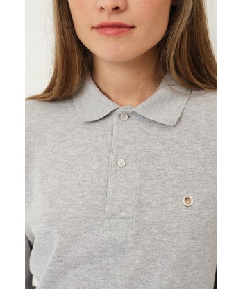 Serena Polo Shirt — Grey Melange online