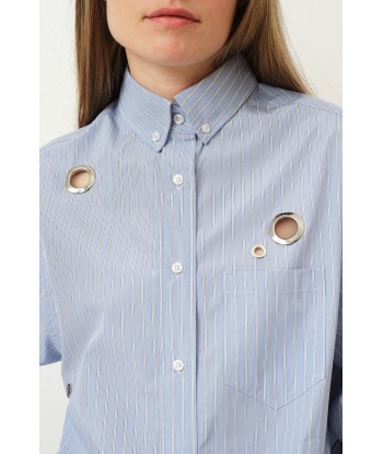 Eyelet William Shirt — Noble Blue Voir les baskets