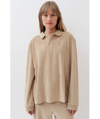 Terrycloth Polo Shirt — Biscuit Faites des économies