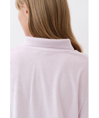 Terrycloth Polo Shirt — Strawberry Milk 2023