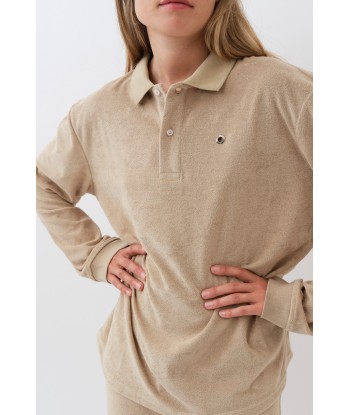 Terrycloth Polo Shirt — Biscuit Faites des économies