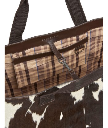 Smidstrup Bag — Brown / White Cow en linge