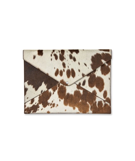 Big Envelope Bag — Brown / White Cow la colonne vertébrale