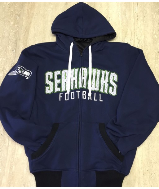 Men's Seattle Seahawks Official NFL Reversible Hoodie Voir les baskets