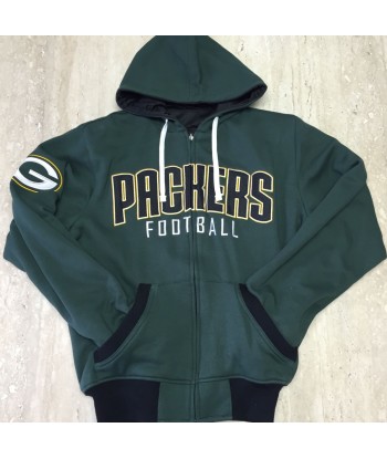 Men's Green Bay Packers Official NFL Reversible Hoodie Fin de série