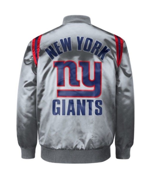 Exclusive: Authentic New York Giants Starter NFL satin  jacket - Gray suggérées chez