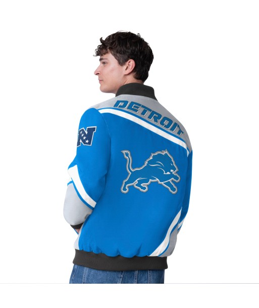 Authentic Detroit Lions Cotton Twill Varsity Jacket 2024