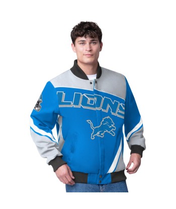 Authentic Detroit Lions Cotton Twill Varsity Jacket 2024