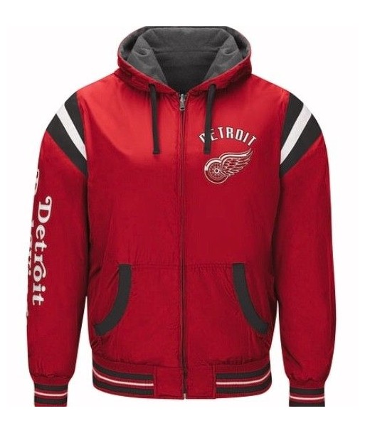 Authentic Detroit Red Wings Nylon Reversible Hooded Jacket 2 - 3 jours ouvrés.