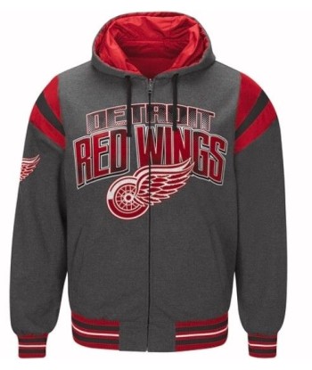 Authentic Detroit Red Wings Nylon Reversible Hooded Jacket 2 - 3 jours ouvrés.