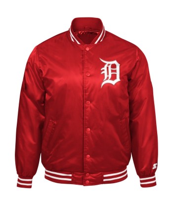 Exclusive: Authentic Starter Detroit Tigers MLB satin  jacket - Red/White Découvrez la collection