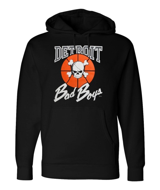 Authentic Detroit Bad Boys Hoody Sweatshirt - Black en linge