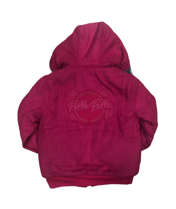 Kids Pelle Pelle Wool Hooded Bomber Jacket - pink 2 - 3 jours ouvrés.