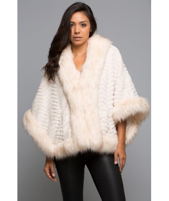 Ladies Faux Fur Poncho une grave pollution 