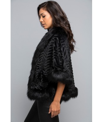 Ladies Faux Fur Poncho une grave pollution 