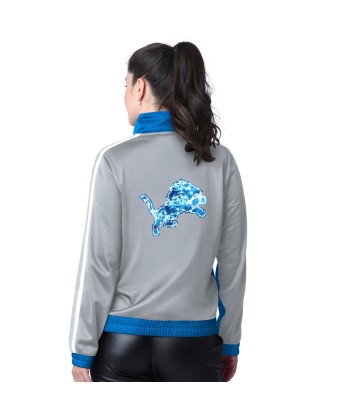 Ladies Detroit Lions Bling Track Jacket votre