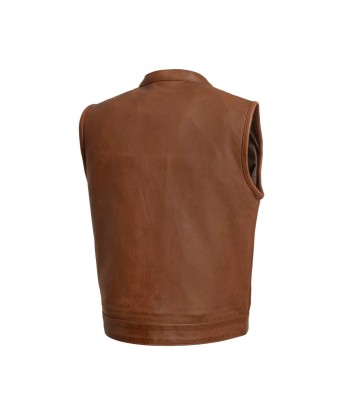 Sharp Shooter Men's Motorcycle Leather Vest vente chaude votre 