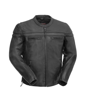 Maverick Men's Motorcycle Leather Jacket Par le système avancé 