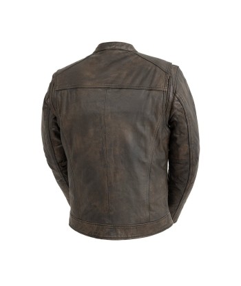 Hipster Men's Motorcycle Leather Jacket paiement sécurisé