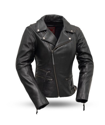 Monte Carlo - Women's Leather Motorcycle Jacket Venez acheter