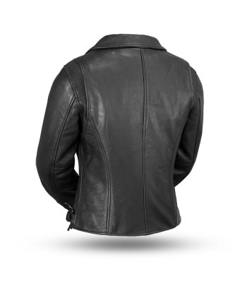 Monte Carlo - Women's Leather Motorcycle Jacket Venez acheter