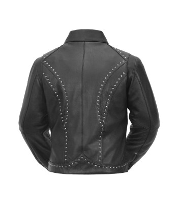 Scarlett Star - Womens Motorcycle Leather Jacket 2023