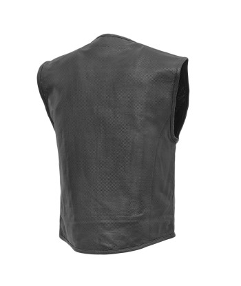 Raceway - Men's Motorcycle Perforated Leather Vest store