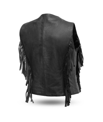 Apache Women's Leather Motorcycle Vest france