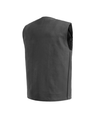 Badlands Men's Motorcycle Leather Vest Venez découvrir notre 