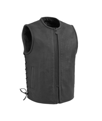 Venom Men's Motorcycle Leather Vest les ctes