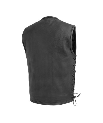 Venom Men's Motorcycle Leather Vest les ctes